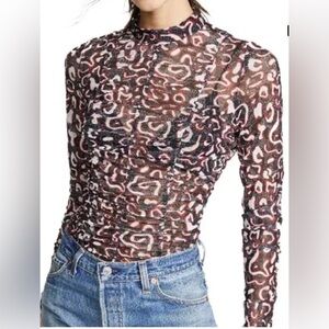 NWT REBECCA MINKOFF
Cora Red/Black White Top